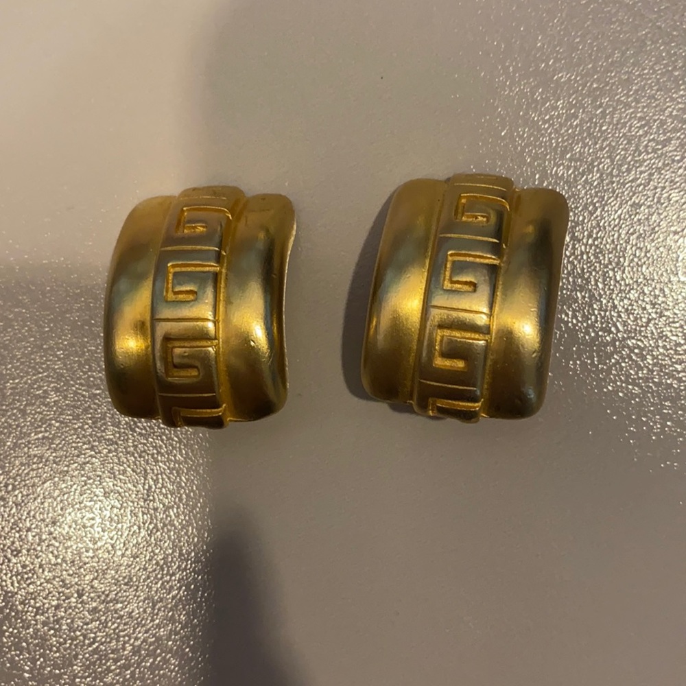 Vintage Givenchy clip on earrings